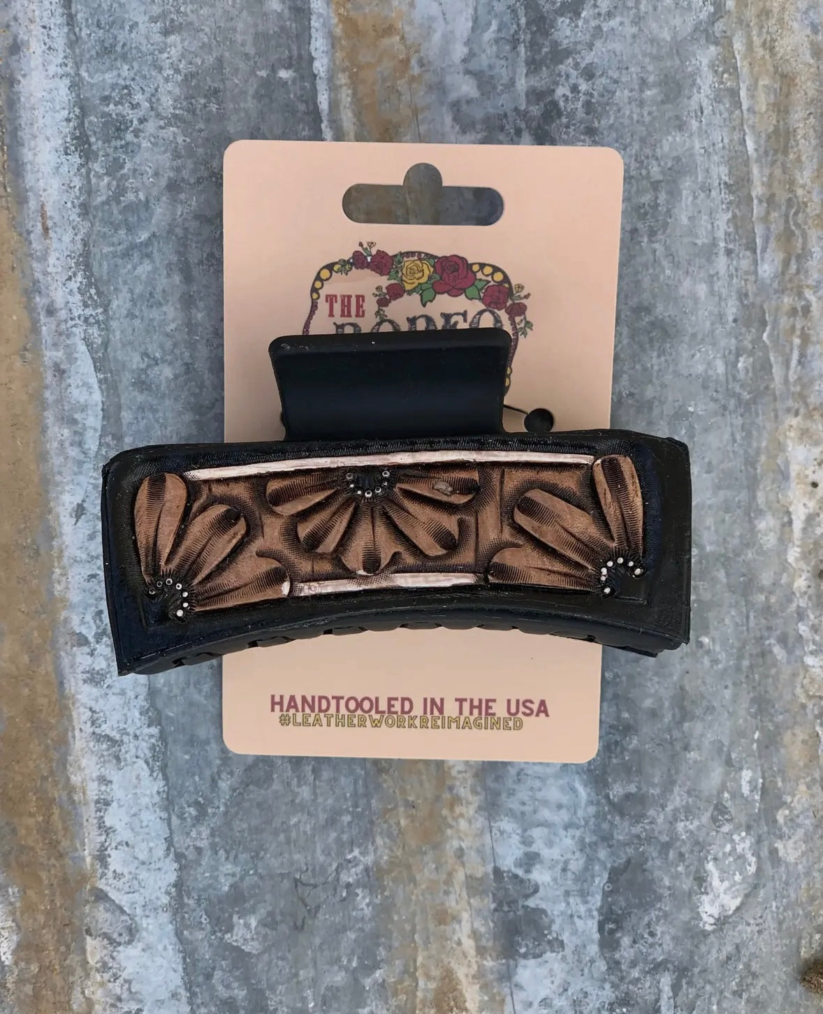 Leather Hair Clip